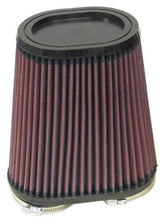 Load image into Gallery viewer, K&amp;N Universal Rubber Filter Dual Flange Oval Tprd 3.75in Base O/S W x 3.438in Top O/S W x 6.75in H K&amp;N Engineering