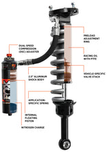 Load image into Gallery viewer, FOX 05+ Toyota Tacoma Performance Elite 2.5 Series Shock Front 2-3in Lift FOX