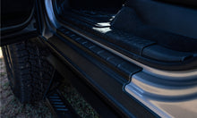 Load image into Gallery viewer, Bushwacker 15-19 Chevrolet Silverado 2500/3500 Trail Armor Rocker Panel + Sill Plate Cvr. - Tex. Blk Bushwacker