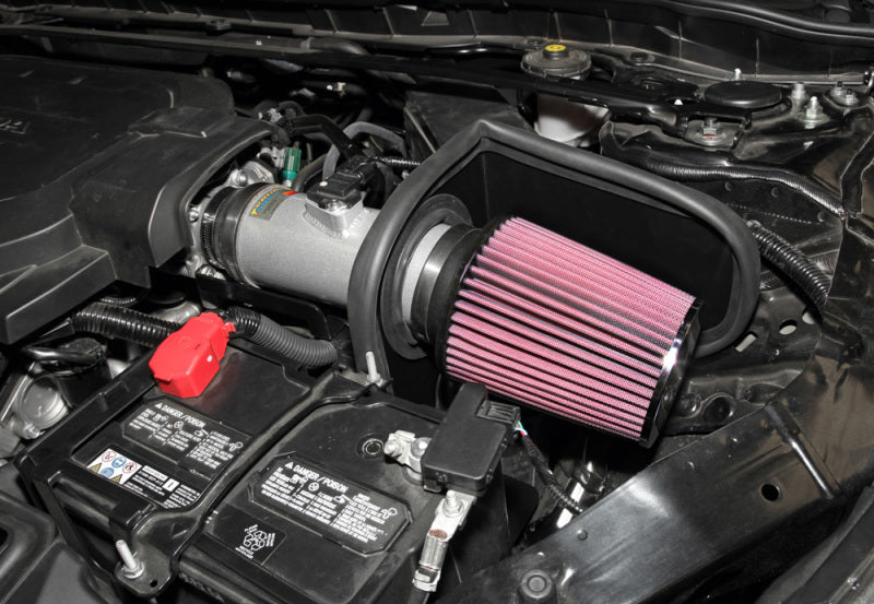 K&N 13-14 Honda Accord 3.5L V6 69 Series Typhoon Air Intake System - Silver Cold Air Intake Kit K&N Engineering