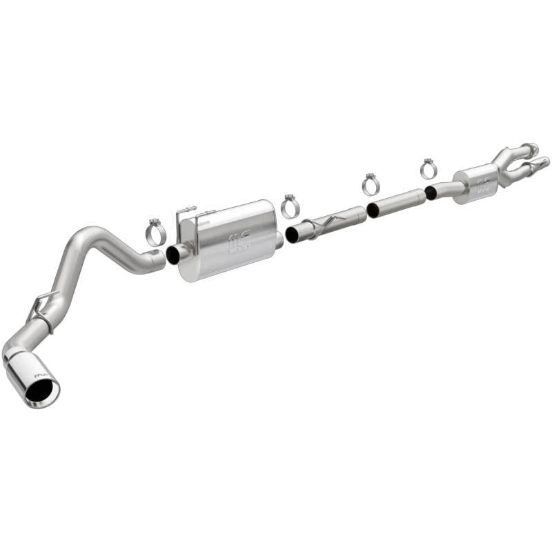 MagnaFlow 2020 Ford F250/F350 3.5in Street Series Cat-Back Exhaust Rear Passenger Exit-Polished Tip Magnaflow
