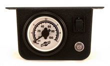 Load image into Gallery viewer, Air Lift Single Needle Gauge W/ 2in Lighted Panel - 100 PSI Air Lift