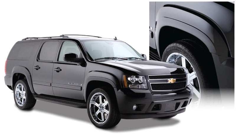 Bushwacker 07-14 Chevy Suburban 1500 OE Style Flares 4pc Does Not Fit LTZ - Black Bushwacker