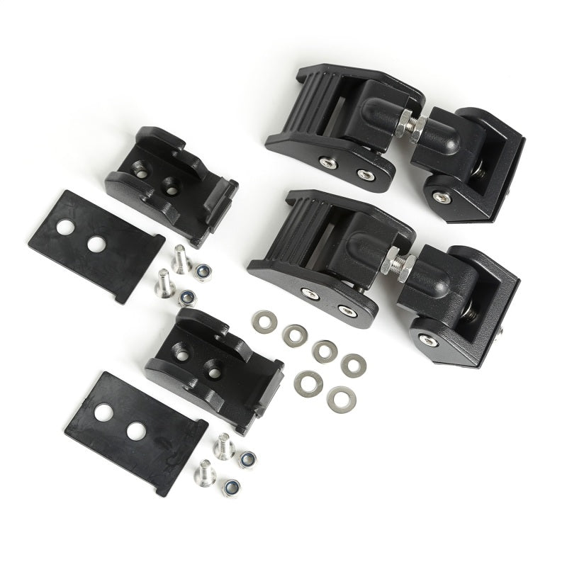 Rugged Ridge 97-06 Jeep Wrangler TJ Textured Black Hood Catches Rugged Ridge
