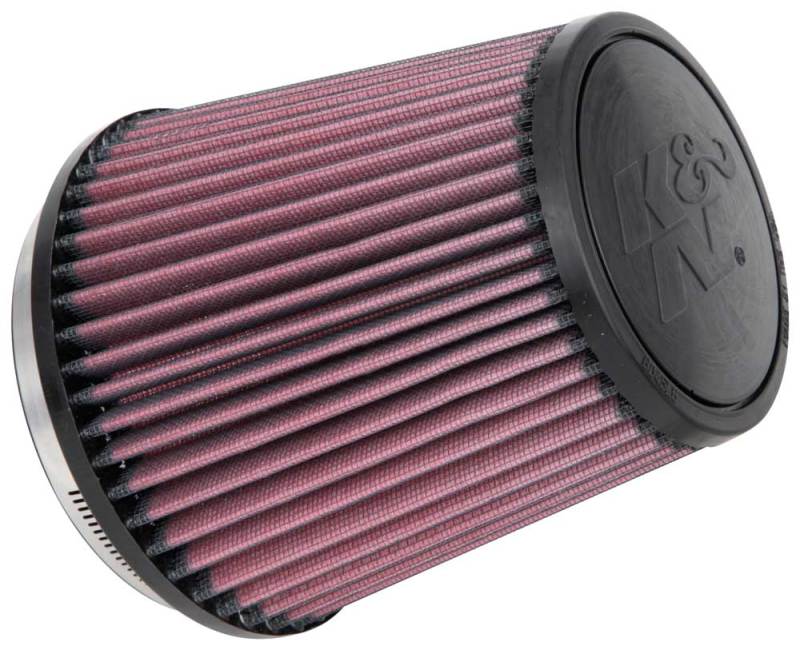 K&N Filter Universal Rubber Filter Round Tapered 4.5in  Flange 5.875in Base 4.5 inch Top 6in  Height K&N Engineering
