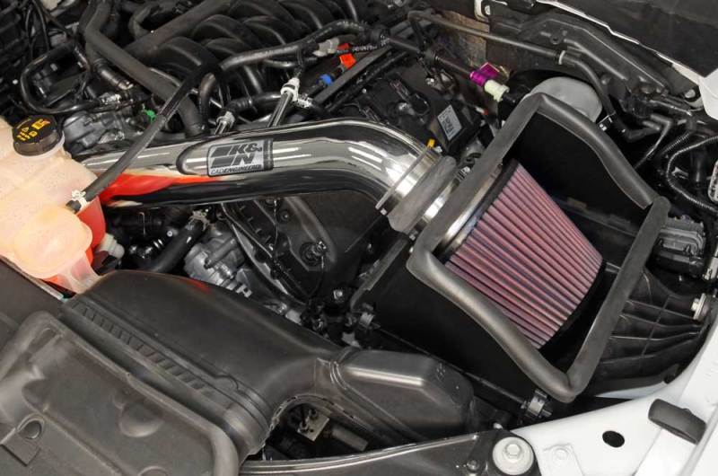 K&N 15 Ford F150 5.0L V8 F/I High Flow Performance Intake Kit K&N Engineering
