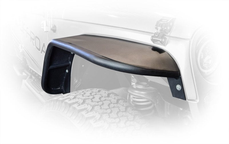 DV8 Offroad 07-18 Jeep Wrangler JK Front & Rear Flat Tube Fenders DV8 Offroad