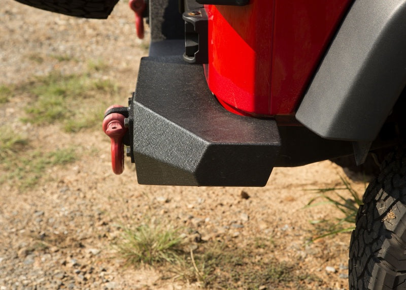 Rugged Ridge Spartan Rear Bumper Full Width 07-18 Jeep Wrangler JK Rugged Ridge