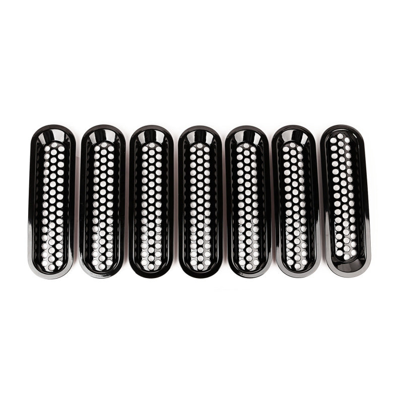 Rugged Ridge Grille Inserts Perforated 07-18 Jeep Wrangler Rugged Ridge