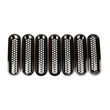 Load image into Gallery viewer, Rugged Ridge Grille Inserts Perforated 07-18 Jeep Wrangler Rugged Ridge