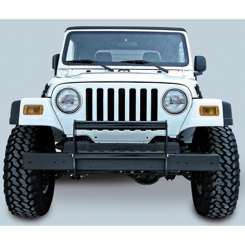 Rugged Ridge Brush Guard Gloss Black 97-06 Jeep Wrangler Rugged Ridge