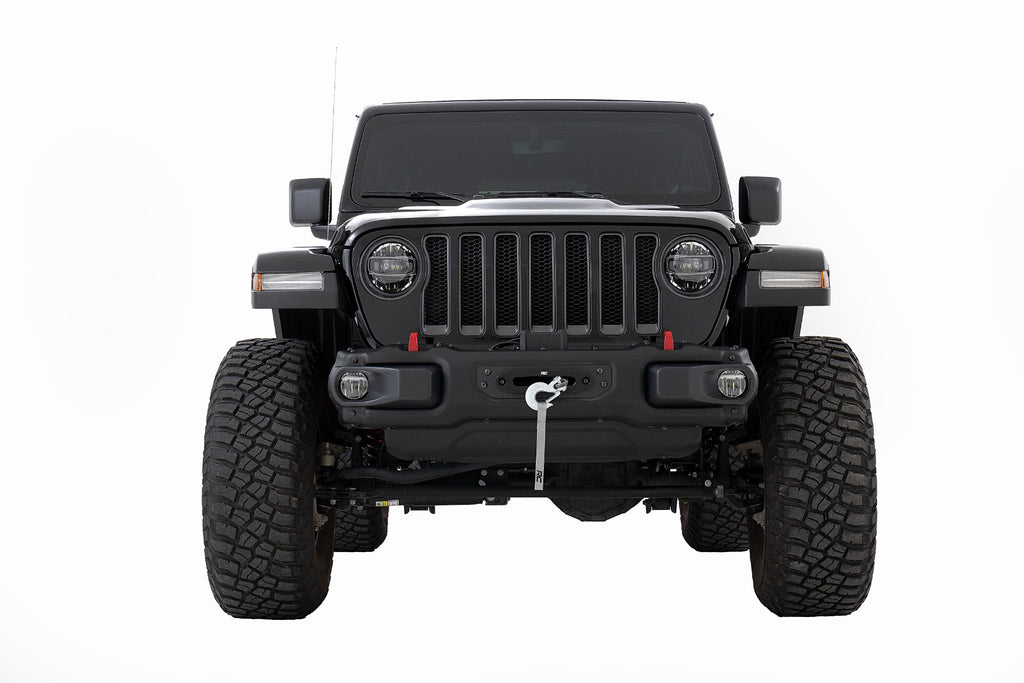 Winch Mounting Plate | Modular Steel OE Bumper | Jeep Wrangler JL (18-23) Rough Country