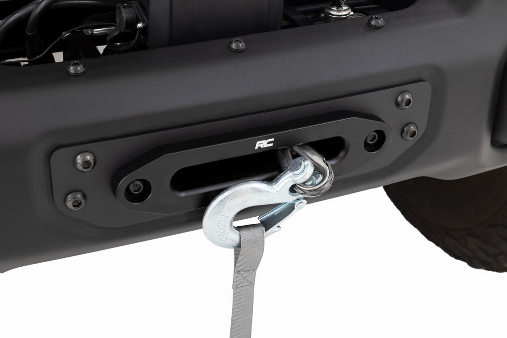 Winch Mounting Plate | Modular Steel OE Bumper | Jeep Wrangler JL (18-23) Rough Country