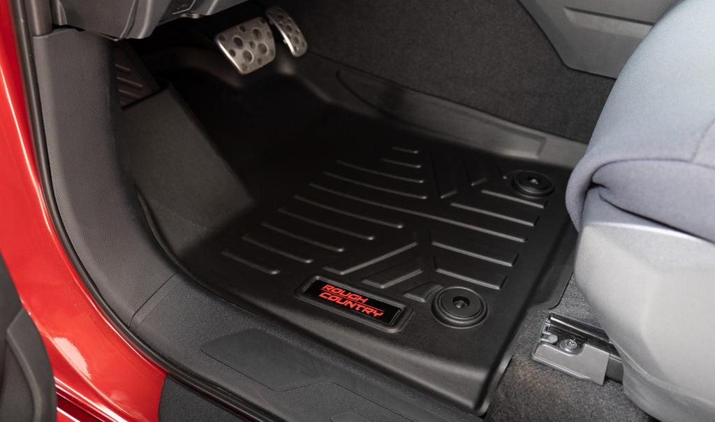 Floor Mats | FR & RR | CrewMax | Toyota Tundra 2WD/4WD (2022-2023) Rough Country