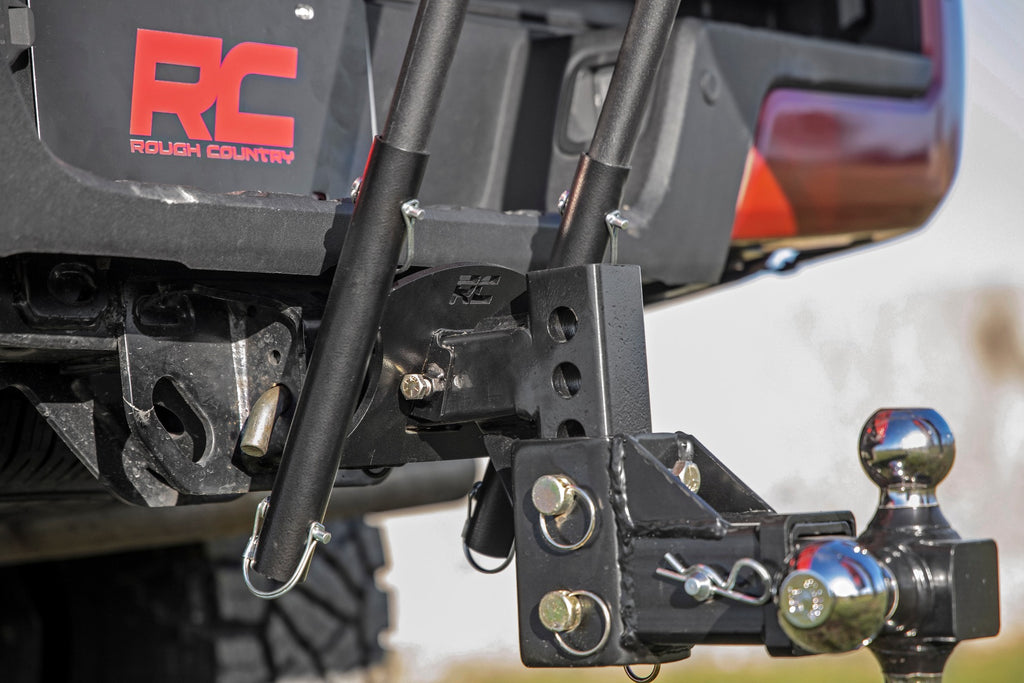 Flag Pole Holder | Dual | Flag Poles | w/ Flags Rough Country