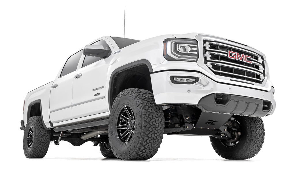 7 Inch Stamped Steel LCA Lift Kit | Forged UCA | Bracket | M1 Struts/M1 | Chevy/GMC 1500 (16-18) Rough Country