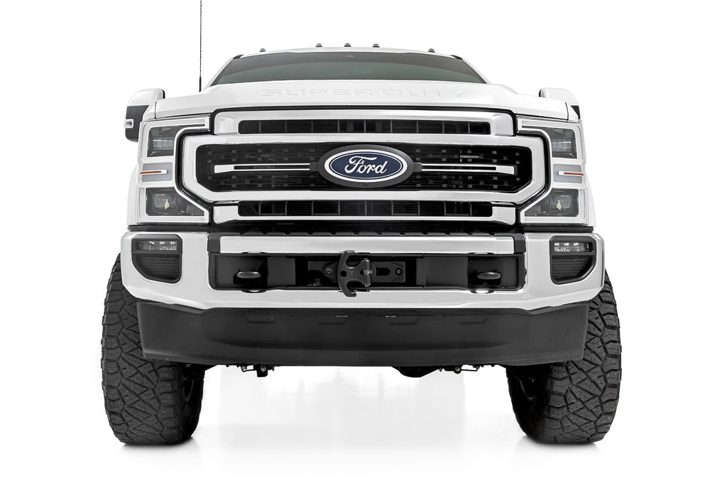 Hidden Winch Mount | Ford F-250 Super Duty 2WD/4WD (2020-2022) Rough Country