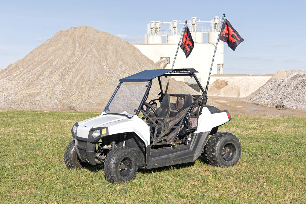 LED Light Whip Kit | Bed Mount |Polaris RZR 170 Rough Country