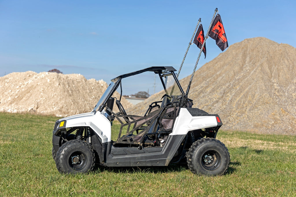LED Light Whip Kit | Bed Mount |Polaris RZR 170 Rough Country
