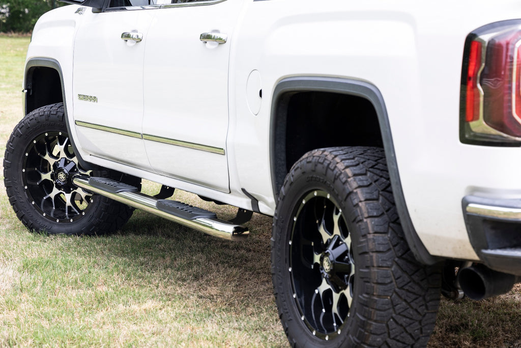 Oval Steps | Stainless | Crew Cab | DEF Tank | Chevy/GMC 1500/2500HD/3500HD (07-19) Rough Country