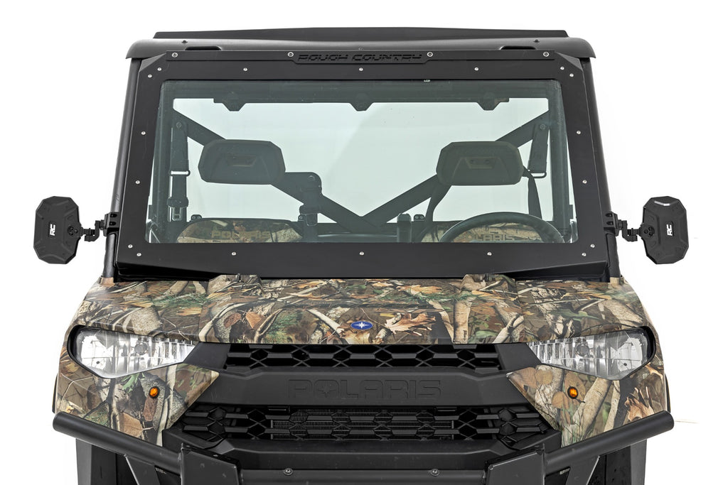 UTV Aluminum Side View Mirrors | Vertical Rough Country