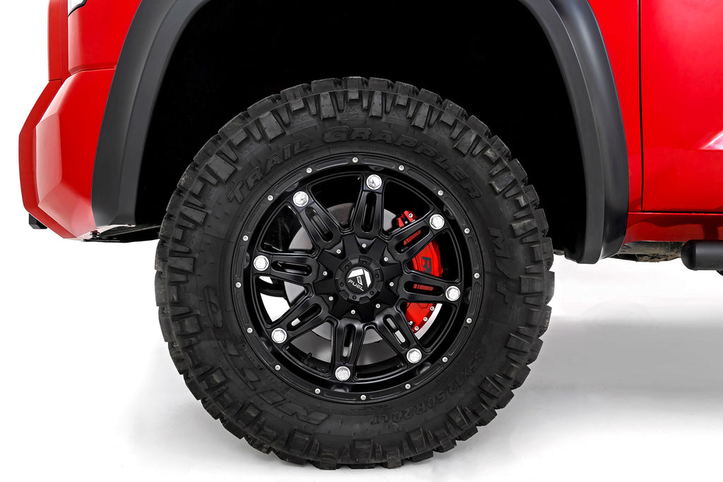 Caliper Covers | Front and Rear | Red | Toyota Tundra 2WD/4WD (2022-2023) Rough Country
