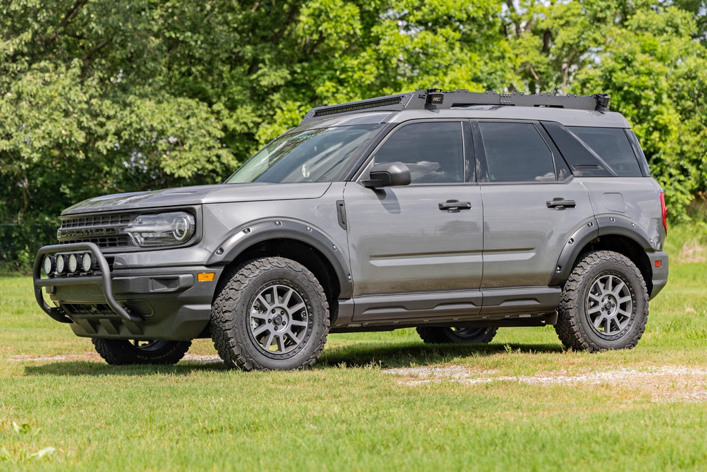 Pocket Fender Flares | Black Rivets | Ford Bronco Sport 4WD (21-23) Rough Country