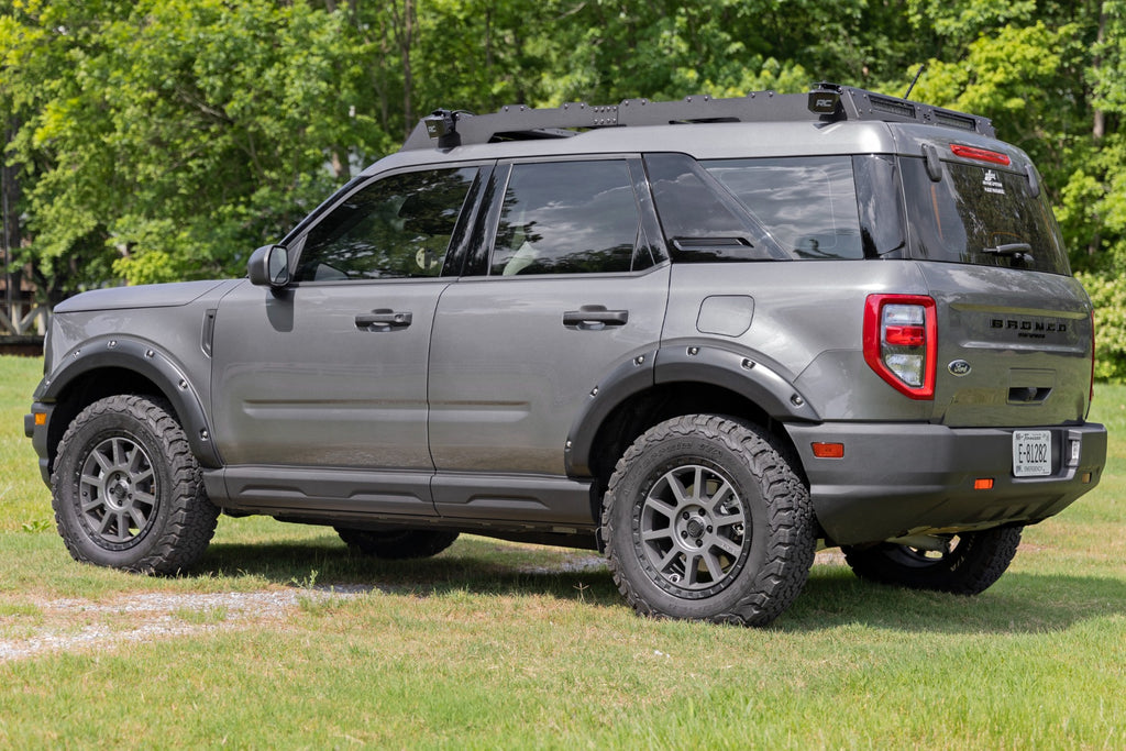Pocket Fender Flares | Black Rivets | Ford Bronco Sport 4WD (21-23) Rough Country