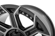 Load image into Gallery viewer, Rough Country 89 Series Wheel | One-Piece | Black Machined Gun Metal | 17x9 | 6x5.5 |  -12mm Rough Country