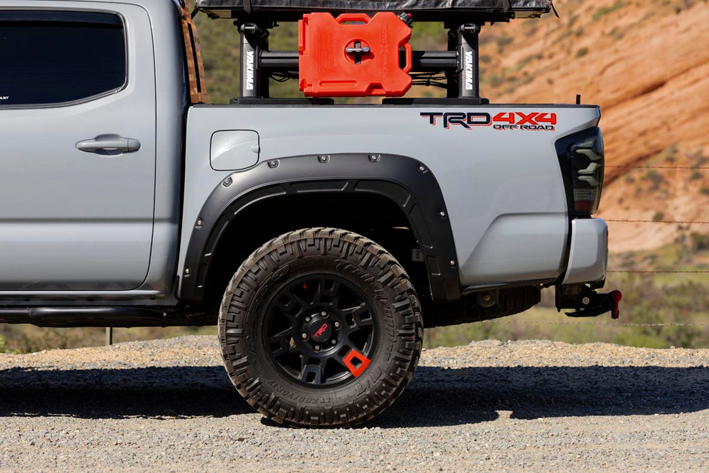 Defender Pocket Fender Flares | 1G3 Magnetic Grey | Toyota Tacoma (16-23) Rough Country