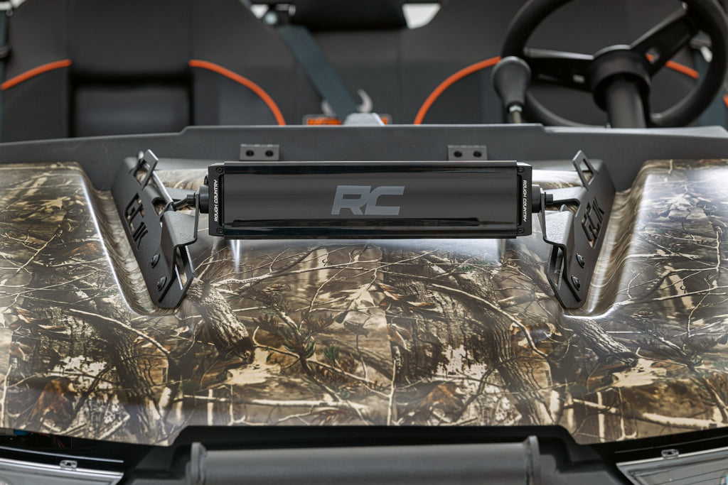 12" DRL LED Light Kit | Hood Mount | Single Row | Intimidator GC1K Rough Country
