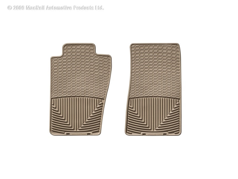 WeatherTech 82-93 Chevrolet S10 Pickup Front Rubber Mats - Tan WeatherTech