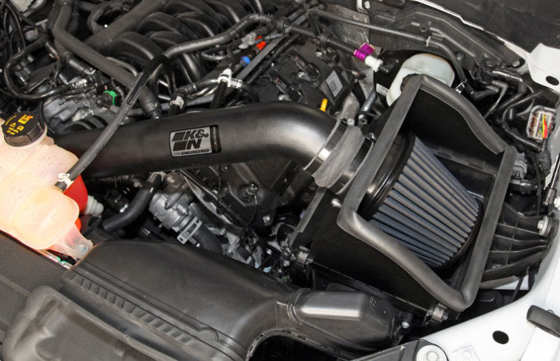 K&N 2015 Ford F150 5.0L V8 Blackhawk Performance Intake Kit K&N Engineering