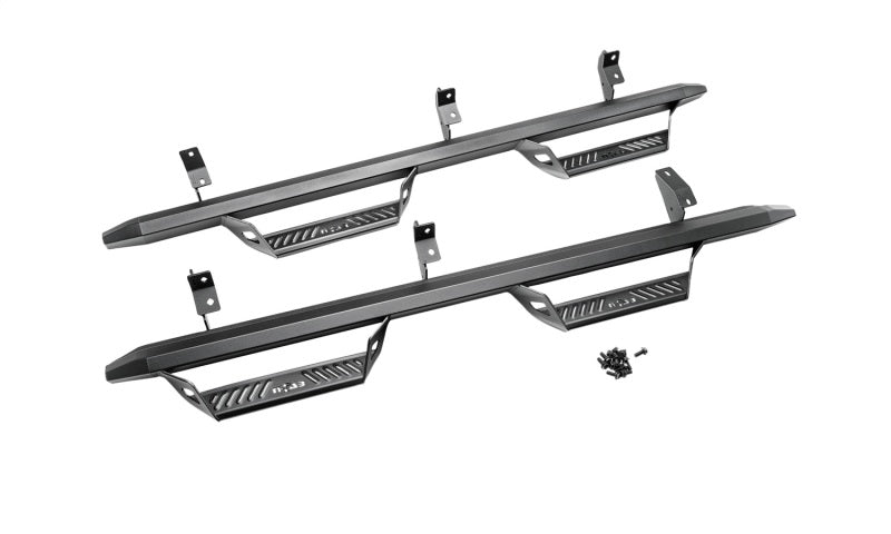 N-Fab Predator Pro Step System 2021 Ford Bronco 4 Door - Tex. Black N-Fab