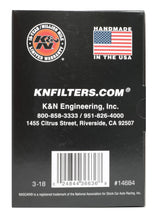 Load image into Gallery viewer, K&amp;N Universal Round Clamp-On Air Filter 3in Flange ID x 6in Base OD x 4.625in Top OD x 3in Height K&amp;N Engineering