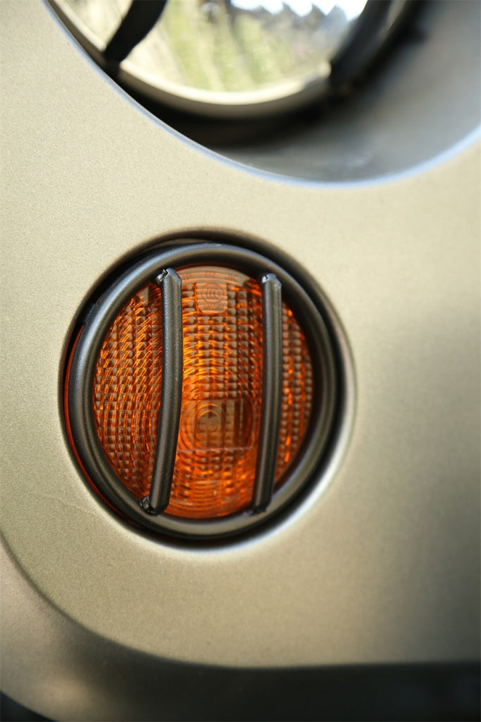 Rugged Ridge 07-18 Jeep Wrangler JK Textured Black Turn Signal Euro Guards Rugged Ridge