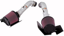Load image into Gallery viewer, K&amp;N 07-08 350z Dual Silver Typhoon Short Ram Intake K&amp;N Engineering