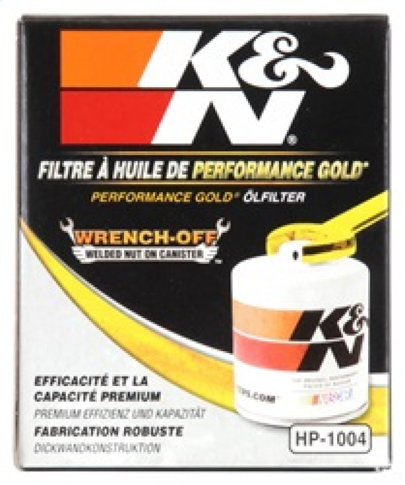 K&N Universal Performance Gold Oil Filter K&N Engineering