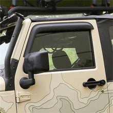 Load image into Gallery viewer, Rugged Ridge Window Visors Matte Black 07-18 2-Door Jeep Wrangler Rugged Ridge