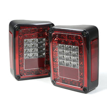 Load image into Gallery viewer, Rugged Ridge Led Tail Light Set Smoke 07-18 Jeep Wrangler Rugged Ridge