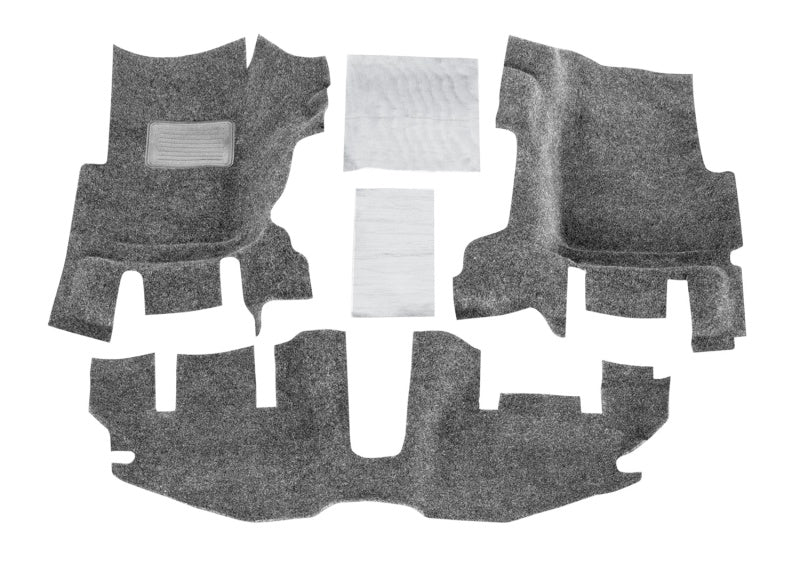 BedRug 97-06 Jeep TJ Front 3pc Floor Kit (w/Center Console) - Incl Heat Shields BedRug