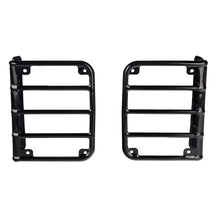 Load image into Gallery viewer, Rugged Ridge 07-18 Jeep Wrangler Black Tail Light Euro Guards Rugged Ridge