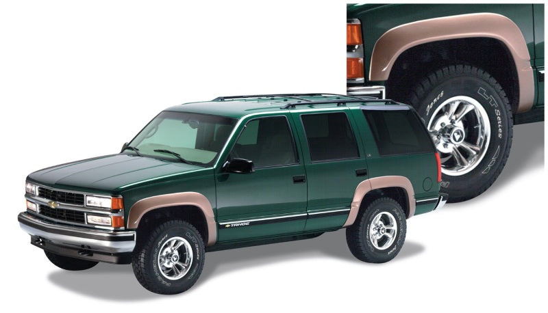 Bushwacker 97-99 Chevy Tahoe OE Style Flares 4pc 4-Door Only - Black Bushwacker
