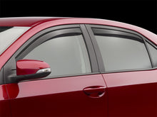 Load image into Gallery viewer, WeatherTech 14+ Toyota Corolla Front &amp; Rear Window Deflectors - Dark Smoke WeatherTech