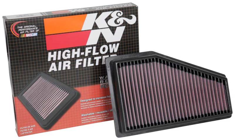K&N 2019 Jeep Cherokee L4-2.4L V6-3.2L F/I Replacement Drop In Air Filter K&N Engineering