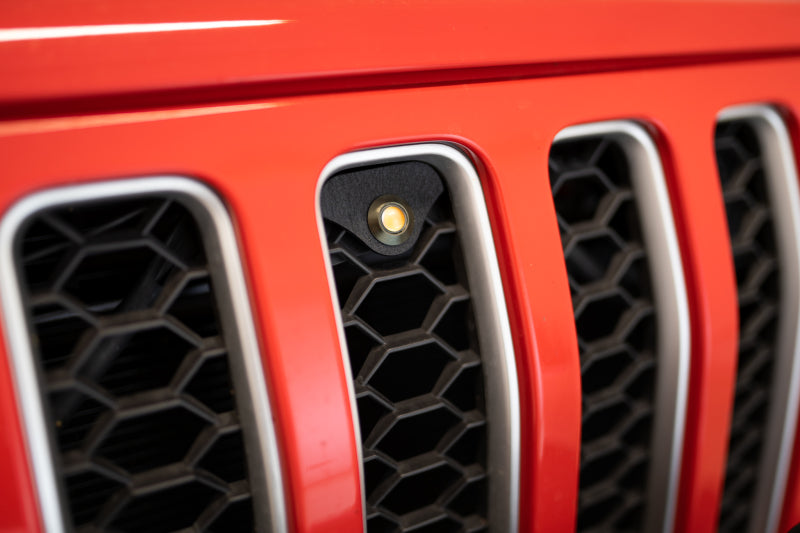 DV8 Offroad 2018+ Jeep JL Grill Amber Marker Lights DV8 Offroad