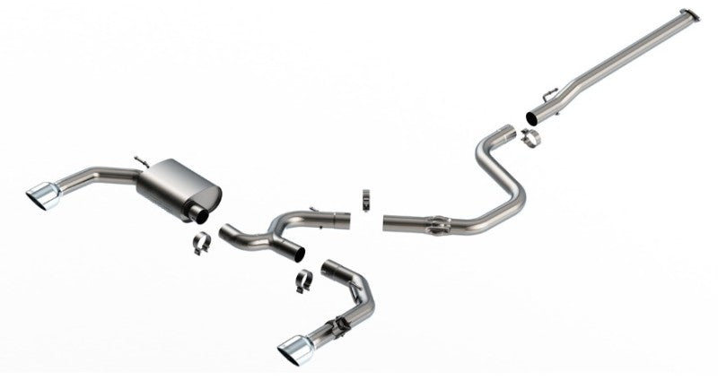 Borla 22-23 Hyundai Elantra N 2.0L 4 CYL. Turbo AT/MT ATAK Catback Exhaust Bright Chrome Borla