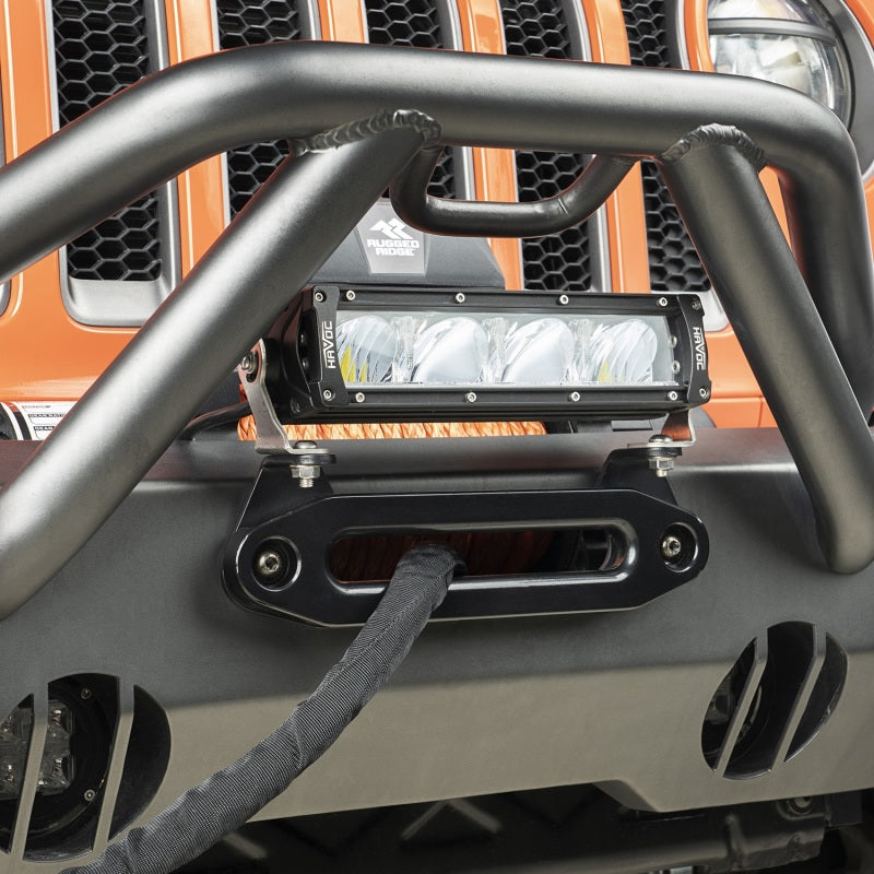 Rugged Ridge Hawse Fairlead Light Mount Bracket Rugged Ridge