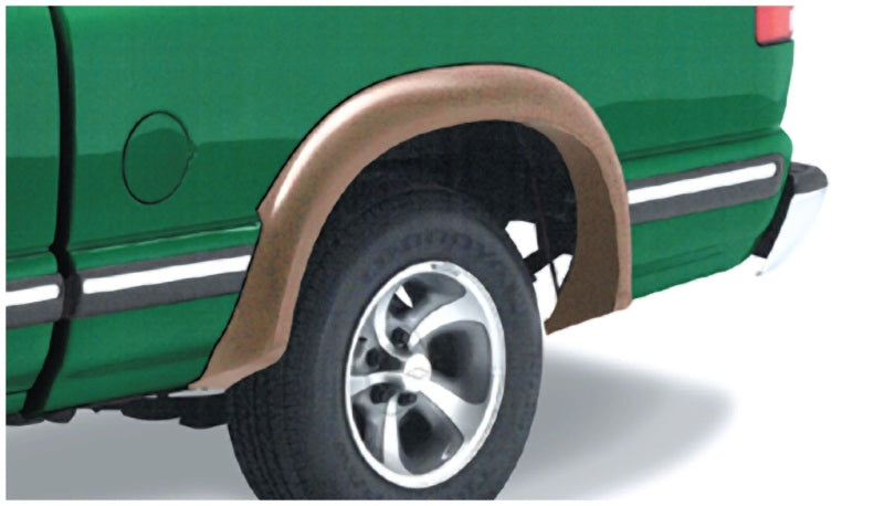 Bushwacker 94-03 Chevy S10 Extend-A-Fender Style Flares 2pc 73.1/89.0in Bed - Black Bushwacker