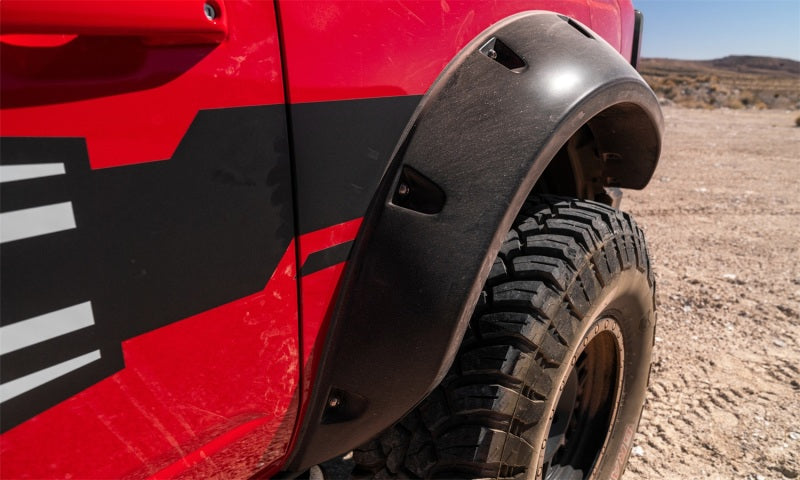 Bushwacker 2021+ Ford Bronco 4-Door Pocket Style Flares 4pc - Black Bushwacker